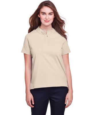 UltraClub UC105W Ladies' Lakeshore Stretch Cotton  in Stone