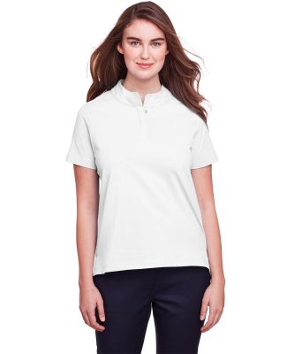 UltraClub UC105W Ladies' Lakeshore Stretch Cotton  in White