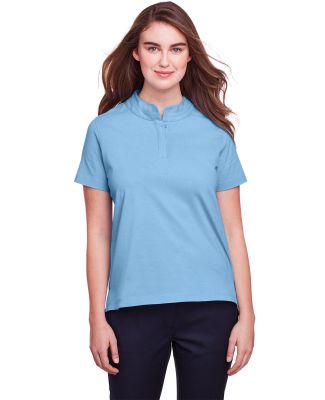 UltraClub UC105W Ladies' Lakeshore Stretch Cotton  in Columbia blue