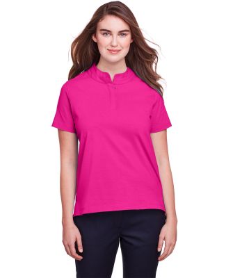 UltraClub UC105W Ladies' Lakeshore Stretch Cotton  in Heliconia