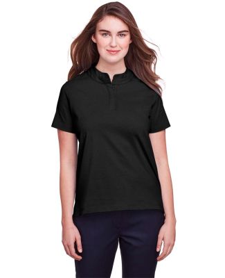 UltraClub UC105W Ladies' Lakeshore Stretch Cotton  in Black