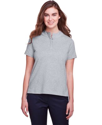 UltraClub UC105W Ladies' Lakeshore Stretch Cotton  in Heather grey