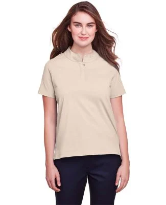 UltraClub UC105W Ladies' Lakeshore Stretch Cotton  in Stone
