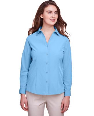 UltraClub UC500W Ladies' Bradley Performance Woven in Columbia blue