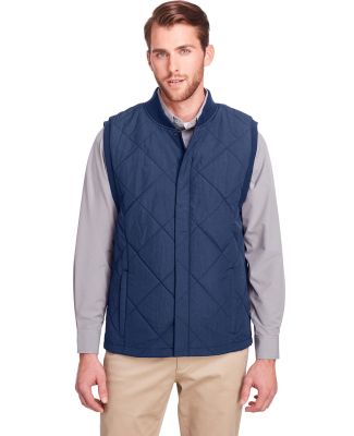 UltraClub UC709 Men's Dawson Quilted Hacking Vest in Navy