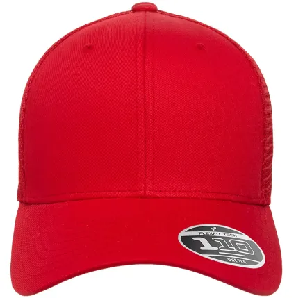 Yupoong-Flex Fit 110M 110® Mesh-Back Cap in Red