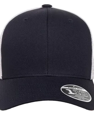 Yupoong-Flex Fit 110M 110® Mesh-Back Cap in Navy/ white
