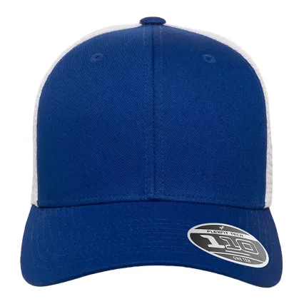 Yupoong-Flex Fit 110M 110® Mesh-Back Cap in Royal/ white