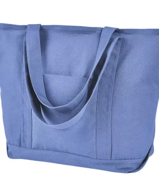 Liberty Bags 8879 Pigment Dyed Premium XL Boater T in Periwinkle blue
