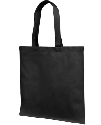 Liberty Bags LB85113 12 oz., Cotton Canvas Tote Ba BLACK