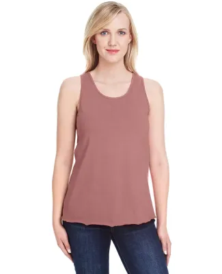 LA T 3521 Women's Relaxed Premium Jersey Racerback MAUVELOUS