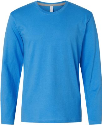 LA T 6918 Forward Shoulder Long Sleeve Fine Jersey in Tradewind