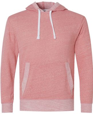 LA T 6779 Harborside Mélange French Terry Hooded  in Mauvelous melange