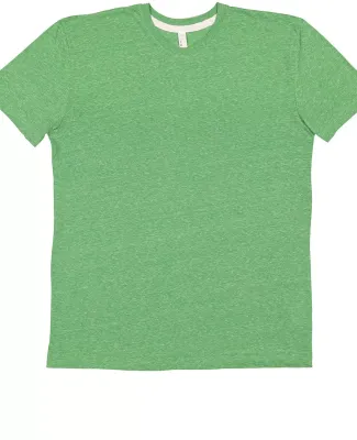 LA T 6991 Harborside Mélange T-Shirt in Green melange
