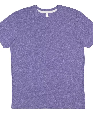 LA T 6991 Harborside Mélange T-Shirt in Purple melange