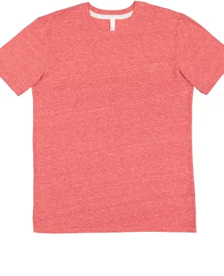 LA T 6991 Harborside Mélange T-Shirt in Red melange