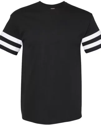 Gildan 5000VT Victory T-Shirt BLACK/ WHITE