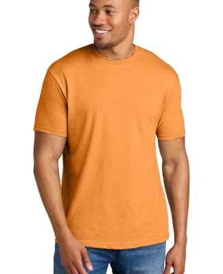 Gildan 67000 Softstyle CVC T-Shirt in Tangerine mist