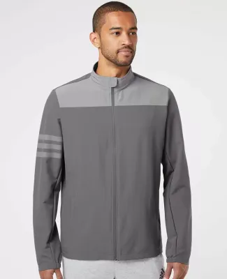 Adidas Golf Clothing A267 3-Stripes Jacket Grey Five/ Grey Three