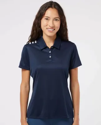 Adidas Golf Clothing A325 Women's 3-Stripes Should Collegiate Navy/ White
