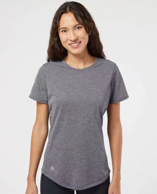 Adidas Golf Clothing A377 Women's Sport T-Shirt Black Heather