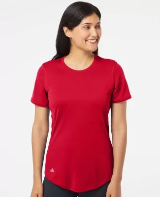 Adidas Golf Clothing A377 Women's Sport T-Shirt Power Red