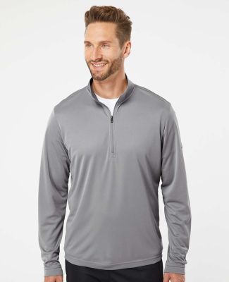 Adidas Golf Clothing A401 Lightweight Quarter-Zip  in Grey three