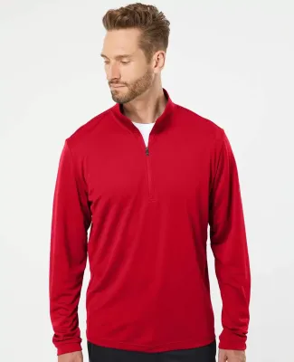 Adidas Golf Clothing A401 Lightweight Quarter-Zip  Power Red