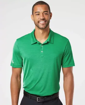 Adidas Golf Clothing A402 Mélange Sport Shirt Team Green Melange