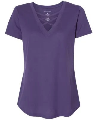 Boxercraft T27 Women’s Cage Front T-Shirt Purple