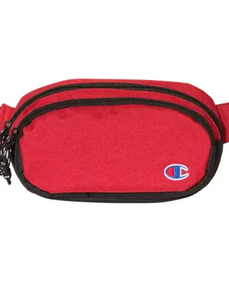 Champion Clothing CS3004 Fanny Pack Heather Red Scarlet/ Black