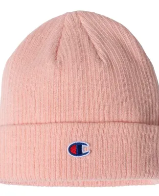 Champion Clothing CS4003 Ribbed Knit Cap in Pink
