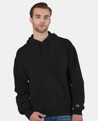 Champion Clothing CD450 Garment Dyed Hooded Sweats Black
