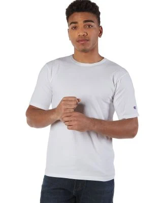 Champion Clothing CD100 Garment Dyed Short Sleeve  in White