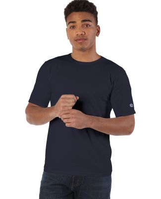 Champion Clothing CD100 Garment Dyed Short Sleeve  in Navy