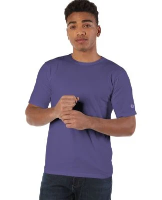 Champion Clothing CD100 Garment Dyed Short Sleeve  in Grape soda