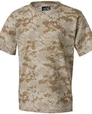 Code V 2207 Youth Camouflage T-Shirt Sand Digital