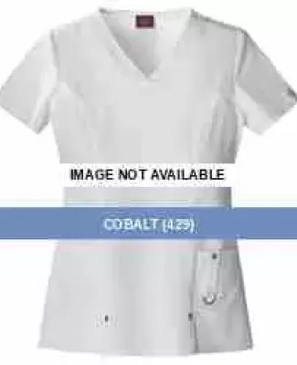 Dickies Medical 82851 - Women's Junior V-Neck Top Cobalt (429)
