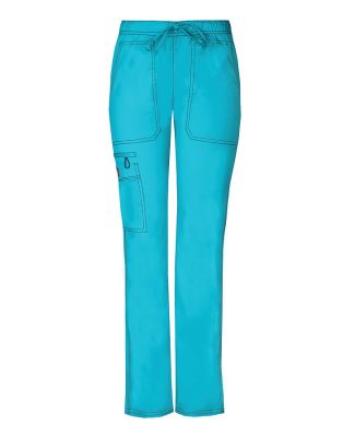 Dickies Medical DK100T - Women's Tall Low Rise Str Icy Turquoise