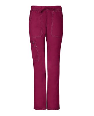 Dickies Medical DK100T - Women's Tall Low Rise Str D-Wine