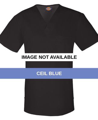Dickies Medical 81800 - Men's V-Neck Top Ceil Blue