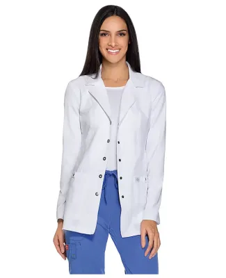 Dickies Medical 82400 - Women's 28-Snap Front Lab  White