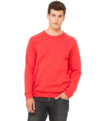 BELLA+CANVAS 3901 Unisex Sponge Fleece Sweatshirt in Red