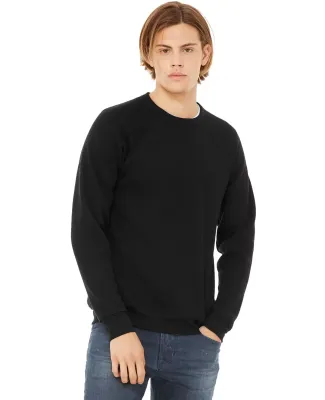 BELLA+CANVAS 3901 Unisex Sponge Fleece Sweatshirt in Black