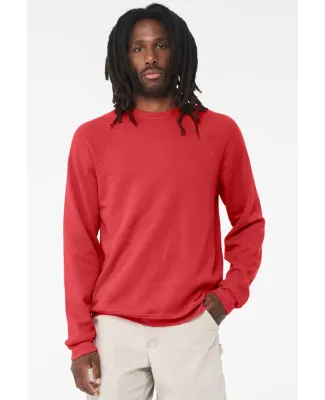 BELLA+CANVAS 3901 Unisex Sponge Fleece Sweatshirt in Heather red