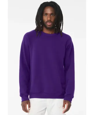 BELLA+CANVAS 3901 Unisex Sponge Fleece Sweatshirt in Team purple