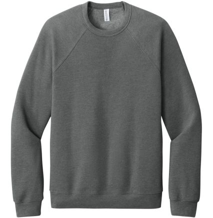 BELLA+CANVAS 3901 Unisex Sponge Fleece Sweatshirt in Deep heather