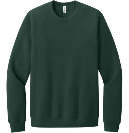 BELLA+CANVAS 3901 Unisex Sponge Fleece Sweatshirt in Forest