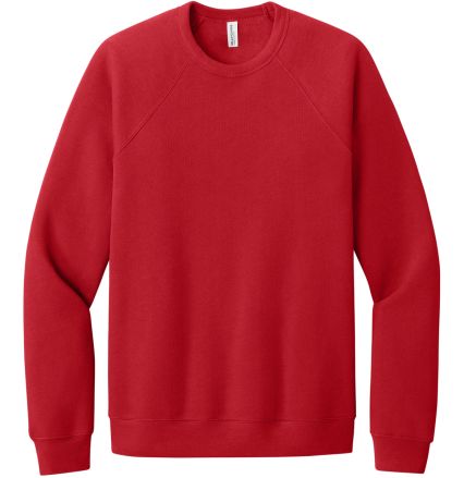 BELLA+CANVAS 3901 Unisex Sponge Fleece Sweatshirt in Red