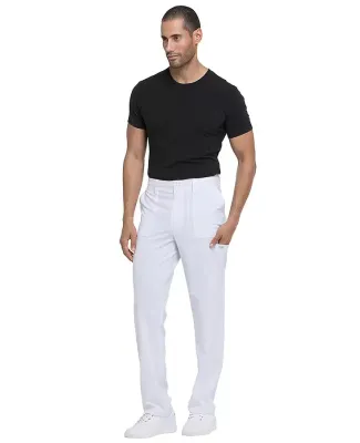 Dickies Medical DK015 - Men's Natural Rise Drawstr White